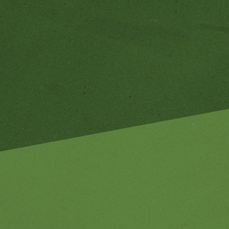Zweifarbiger grüner Papierhintergrund mit diagonaler Trennung in dunkles und helles Grün
