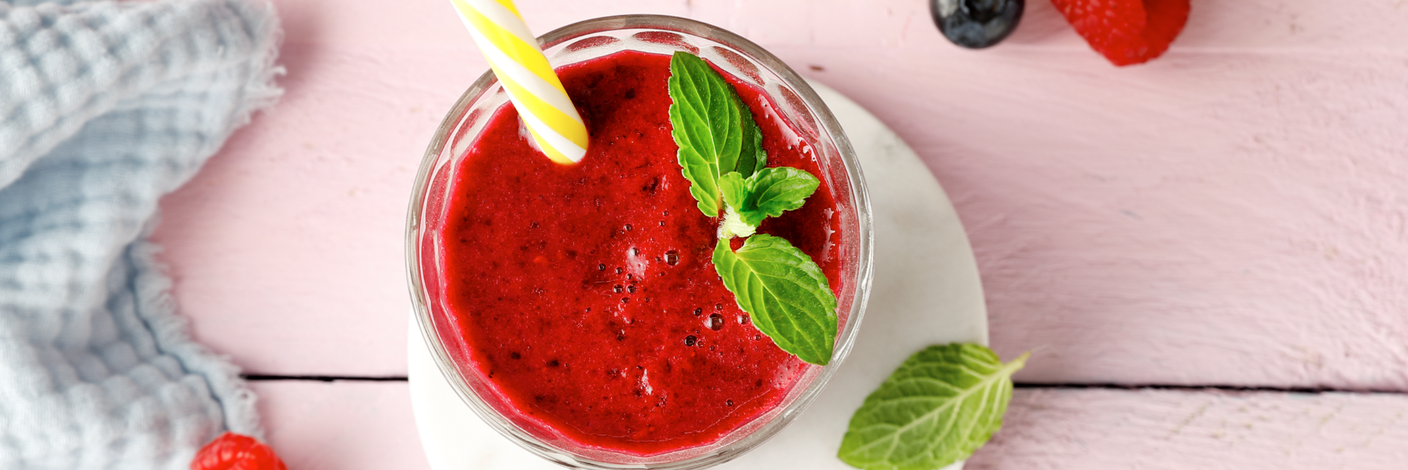 Blaubeer-Himbeer-Smoothie