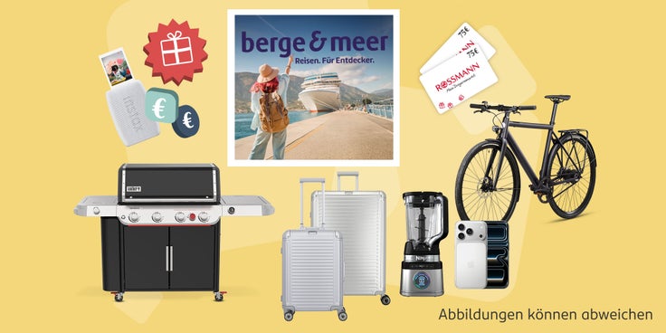 Beispielhafte Gewinne vom BON Chance Gewinnspiel