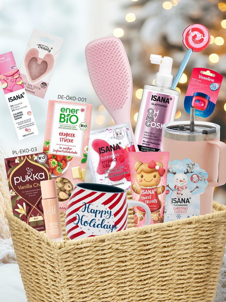 Ein Körbchen mit vielen kleinen Geschenken