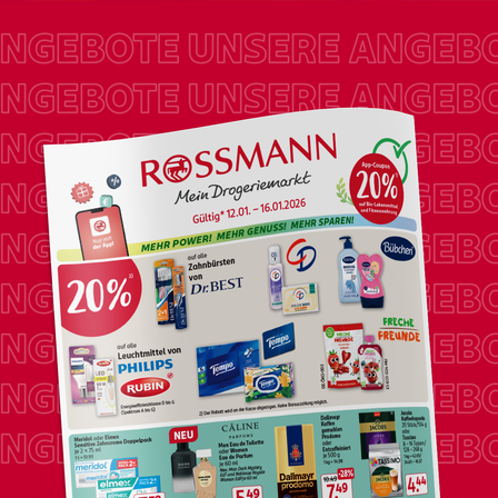 Abgebildet ist das aktuelle Prospekt.