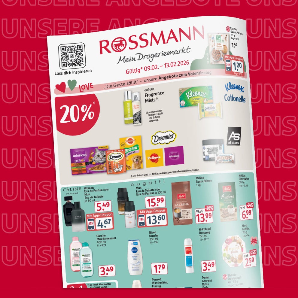 Abgebildet ist das aktuelle Prospekt.