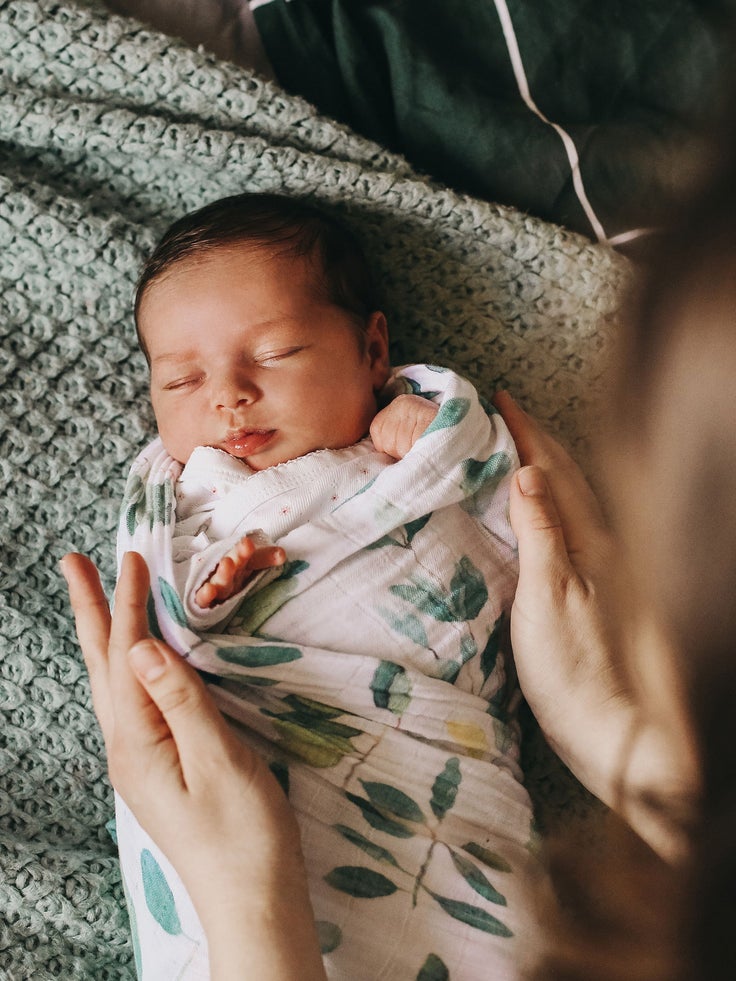 Abgebildet ist ein schlafendes Baby.