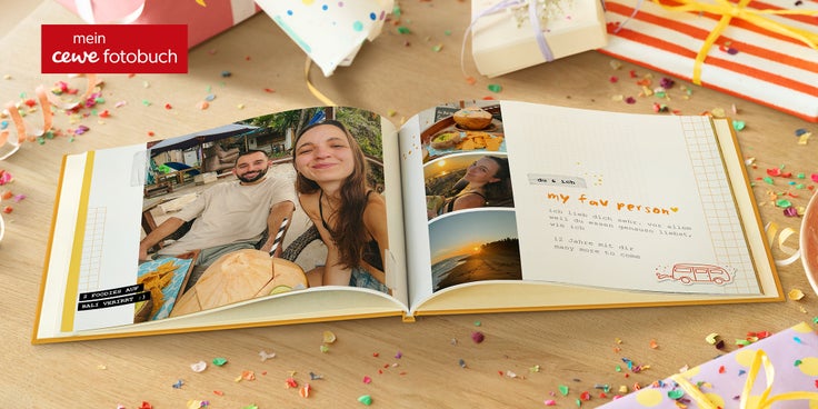 Ein persönlich gestaltetes Fotobuch von CEWE.