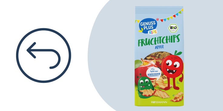 Rückruf: GenussPlus kids Fruchtchips Apfel