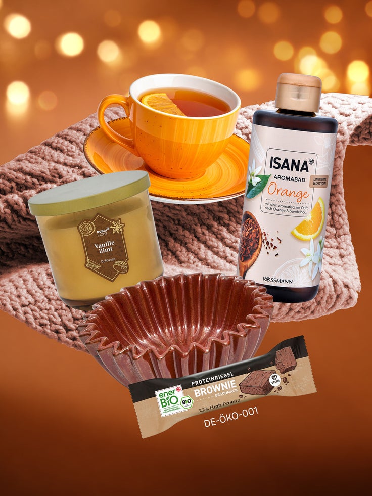 Abgebildet sind Produkte von enerBiO und ISANA