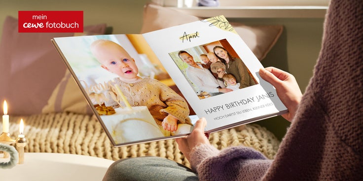 Ein persönlich gestaltetes Fotobuch von CEWE.