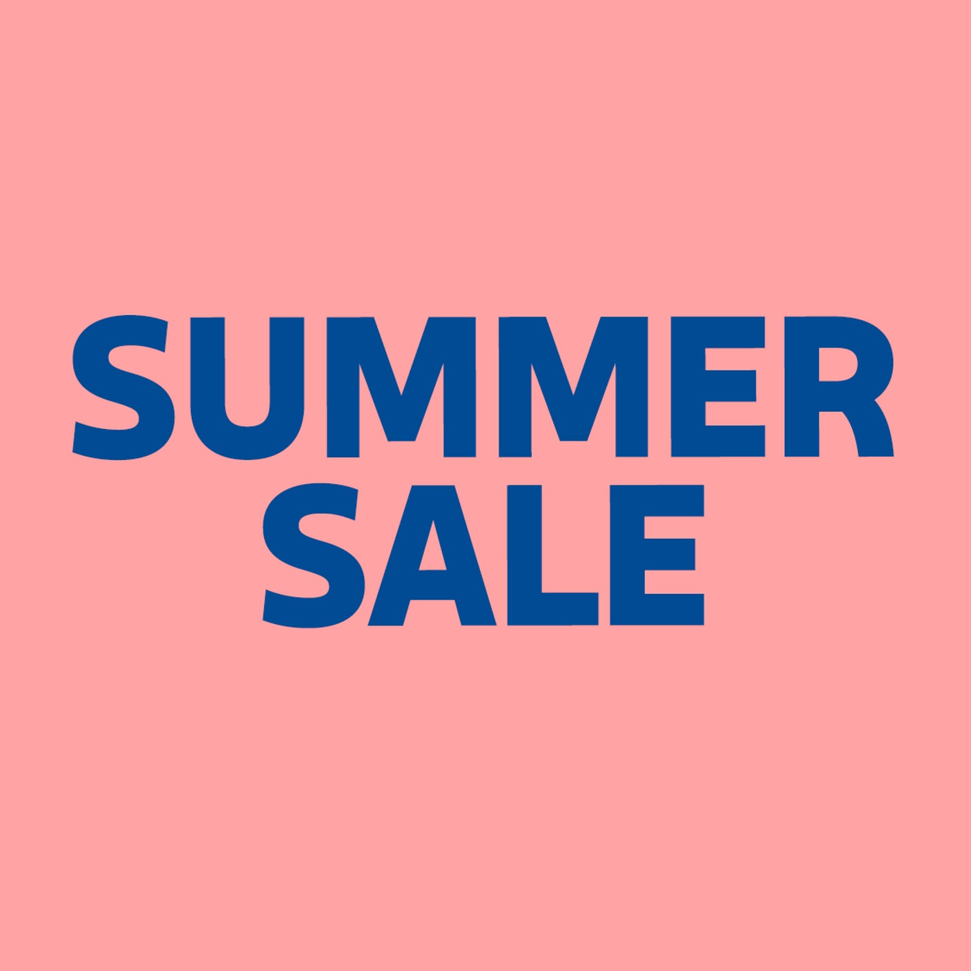 IDEENWELT Summer Sale auf einem lachsfarbenen Hintergrund