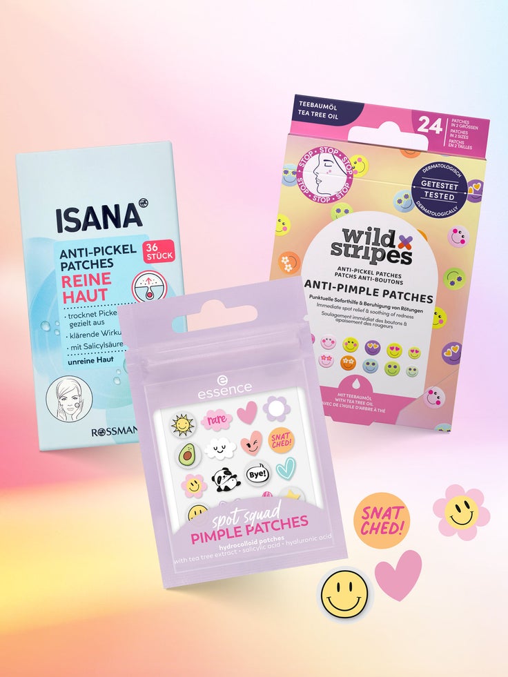 Übersicht der Pickel Patch Produkte