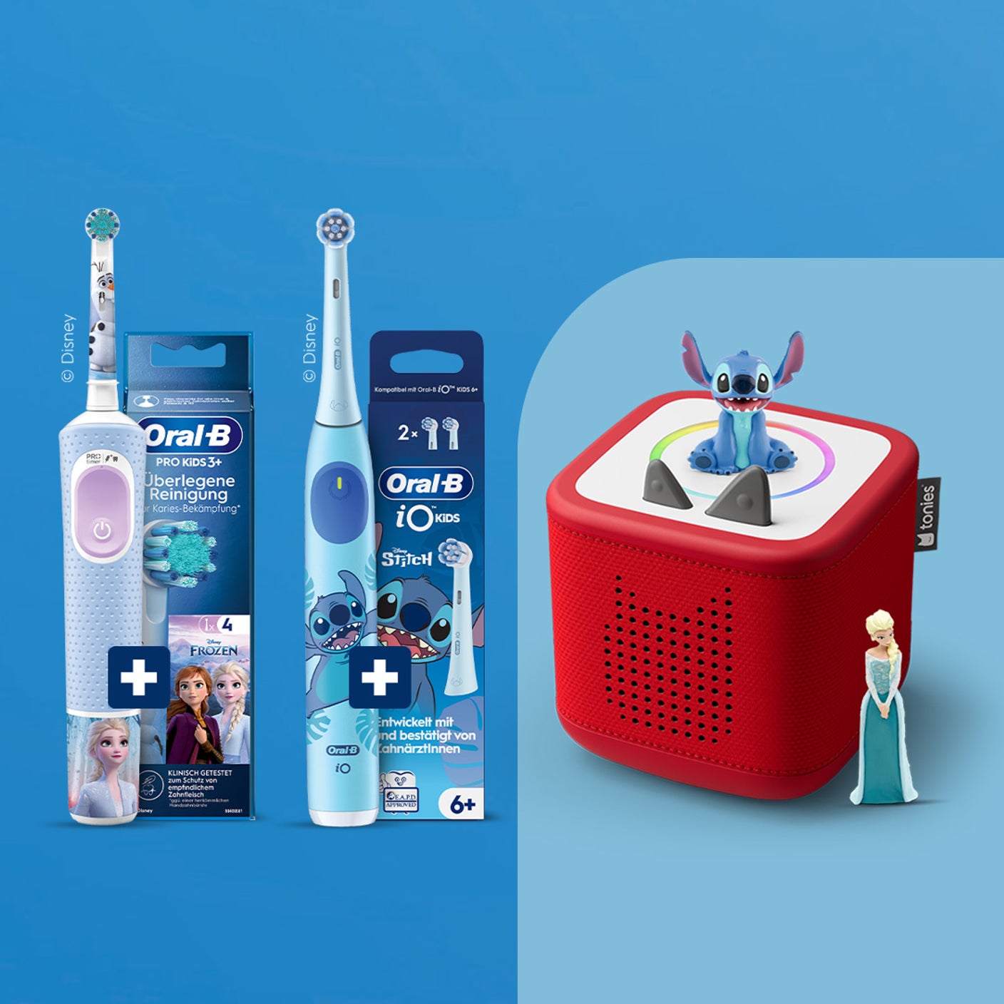 Oral-B Produkte und eine Tonies Hörspielbox