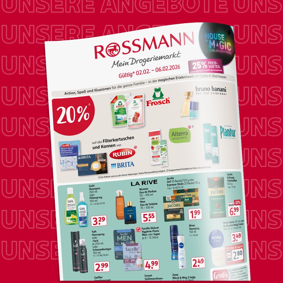 Abgebildet ist das aktuelle Prospekt.