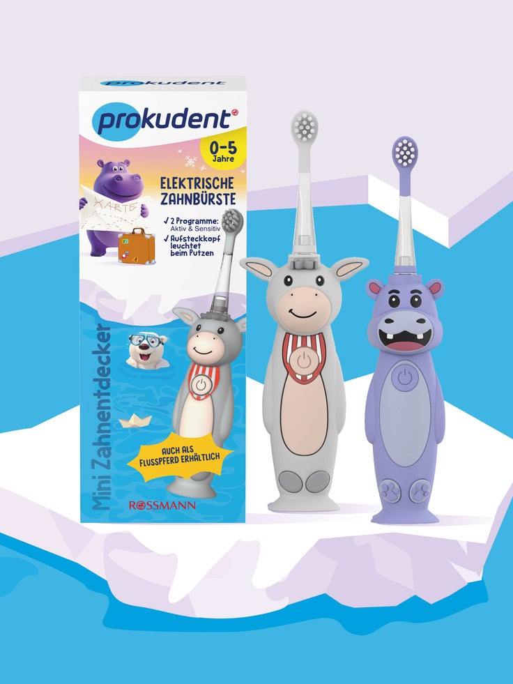 Elektrische Zahnbürsten von Prokudent mit Emilmotiv
