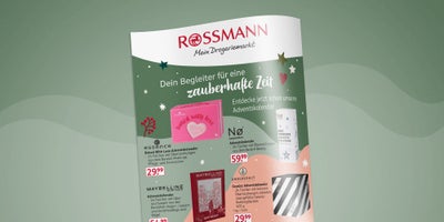 Abgebildet ist das aktuelle Prospekt der Adventskalender