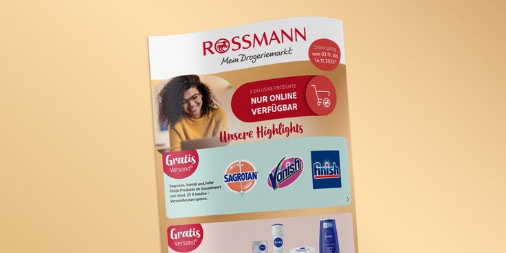 Abgebildet ist das aktuelle Prospekt unserer Online-Angebote.