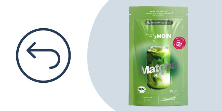 Rückruf TryMoin Matcha Pure