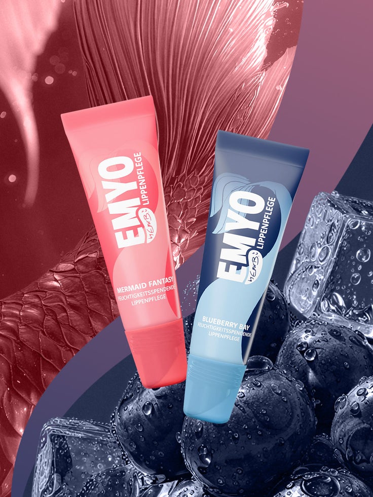 Abgebildet sind zwei Lipbalms von Emyo